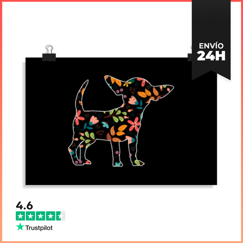 Póster Horizontal Raza De Perro Amante De Los Animales Hombres - latostadora.com - Modalova