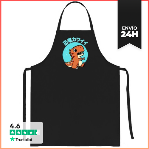 Delantal Dinosaurio Kawaii LaTostadora - latostadora.com - Modalova