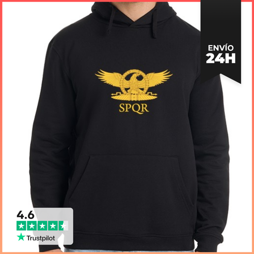 Sudadera Unisex Con Capucha Aguila Romana LaTostadora - latostadora.com - Modalova