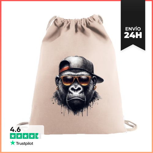 Mochila Saco Con Cuerdas Estilo De Mono LaTostadora - latostadora.com - Modalova