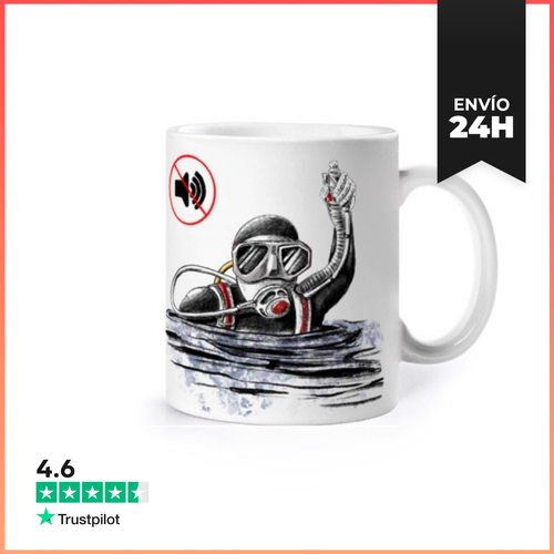 Taza Buceador. Silencio. Taza LaTostadora - latostadora.com - Modalova