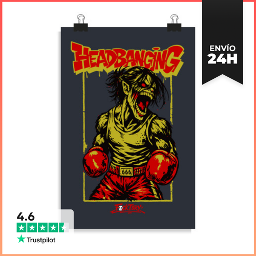 Póster Vertical Eren Boxeo LaTostadora - latostadora.com - Modalova