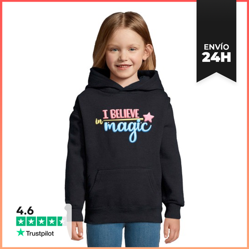 Sudadera Para Niños Con Capucha I Believe In Magic - Sudadera - latostadora.com - Modalova