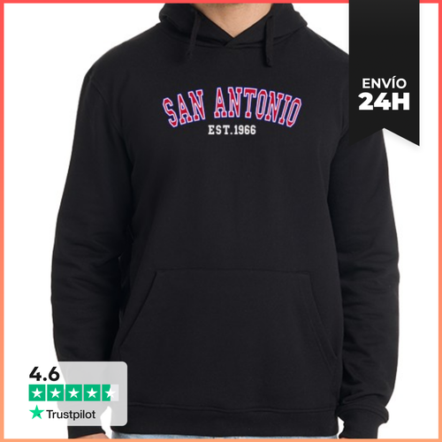 Sudadera Unisex Con Capucha San Antonio Est 1966 LaTostadora - latostadora.com - Modalova