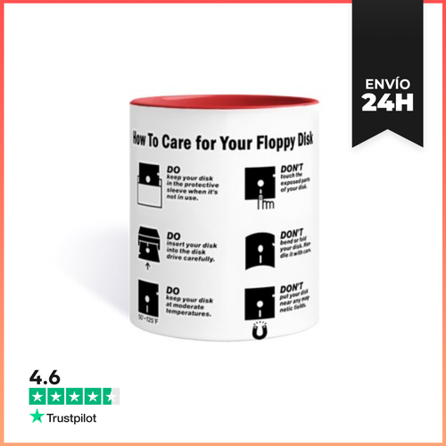 Taza De Colores How To Care Floppy Disk LaTostadora - latostadora.com - Modalova
