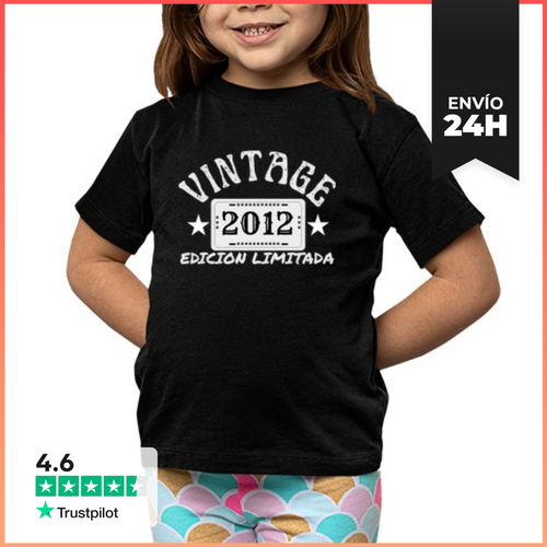 Camiseta Clásica Para Niños Vintage 2012 Edición Limitada Regalo - latostadora.com - Modalova