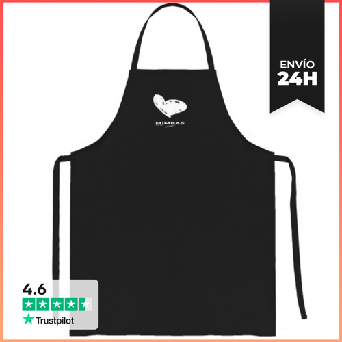 Delantal Corazón Blanco Mimbas LaTostadora - latostadora.com - Modalova