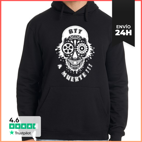 Sudadera Unisex Con Capucha A Muerte Blanc LaTostadora - latostadora.com - Modalova