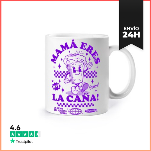 Taza Mamá Eres La Caña Regalos Día De La Madre LaTostadora - latostadora.com - Modalova