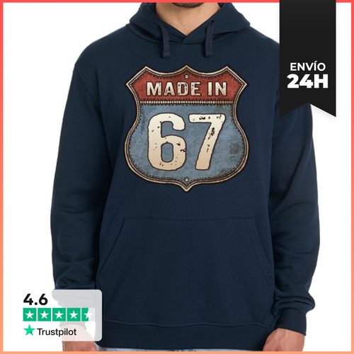 Sudadera Unisex Con Capucha Made In 67 LaTostadora - latostadora.com - Modalova