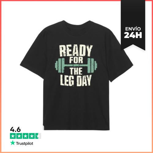 Camiseta Oversize READY FOR THE LEG DAY LaTostadora - latostadora.com - Modalova