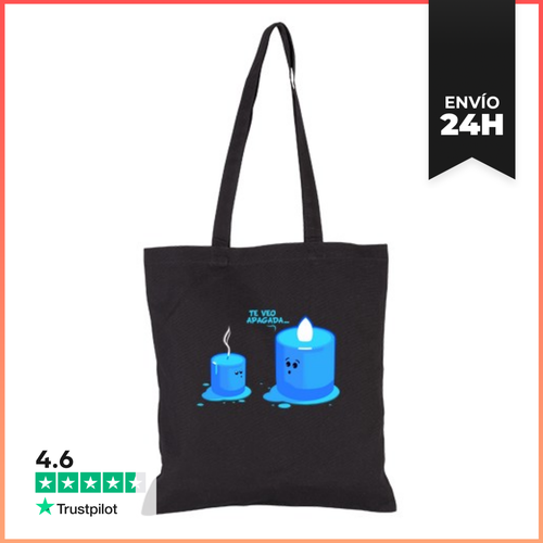 Bolsa De Tela Te Veo Apagada LaTostadora - latostadora.com - Modalova