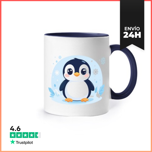 Taza De Colores Pingüino Kawaii LaTostadora - latostadora.com - Modalova