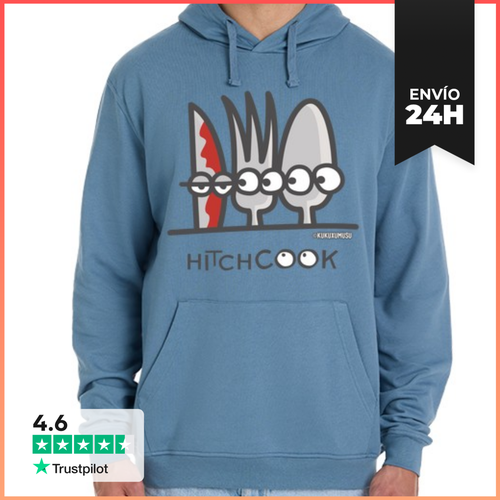 Sudadera Unisex Con Capucha HITCHCOOK-NEGRO LaTostadora - latostadora.com - Modalova