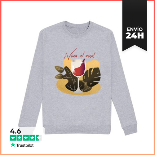 Sudadera Unisex Viva El Vino - Sudadera LaTostadora - latostadora.com - Modalova