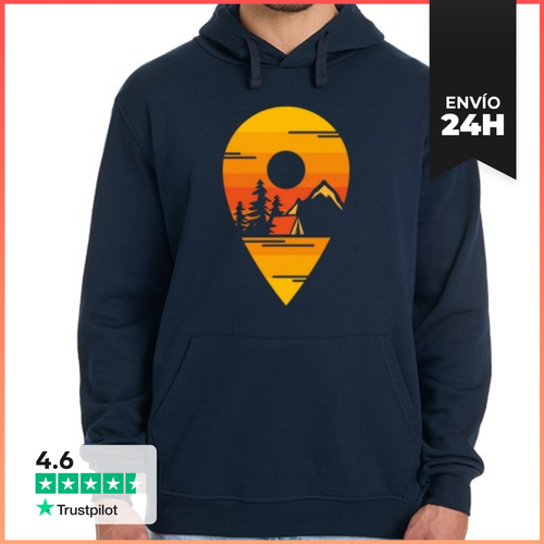 Sudadera Unisex Con Capucha Estás Aquí - Montaña LaTostadora - latostadora.com - Modalova