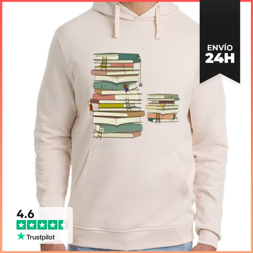 Sudadera Unisex Con Capucha Libros LaTostadora - latostadora.com - Modalova