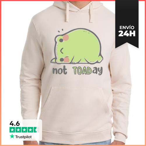 Sudadera Unisex Con Capucha No Hoy LaTostadora - latostadora.com - Modalova