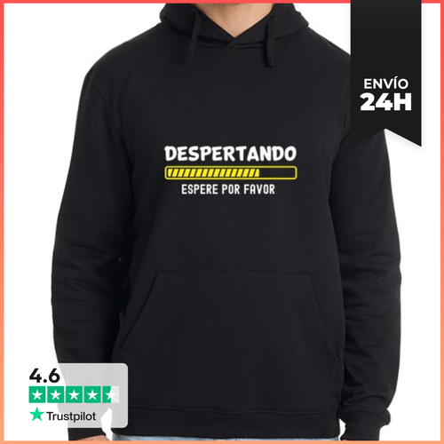 Sudadera Unisex Con Capucha Despertando Original Y Divertida - latostadora.com - Modalova