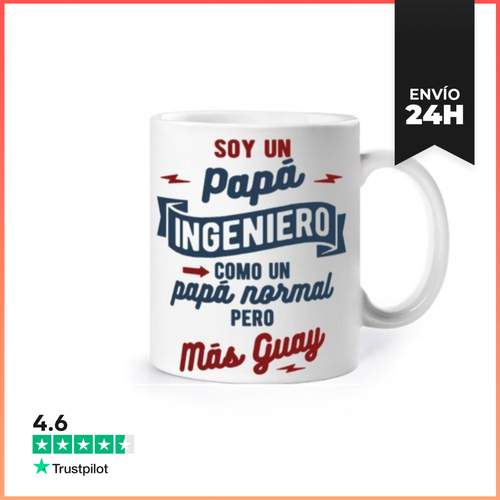 Taza Un Papá Ingeniero Mas Guay LaTostadora - latostadora.com - Modalova