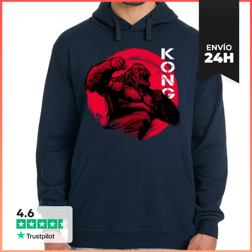 Sudadera Unisex Con Capucha King Kong LaTostadora - latostadora.com - Modalova