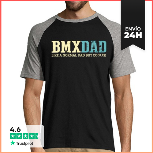 Camiseta Hombre, Estilo Béisbol Papá De Bmx Como Un Papá Normal - latostadora.com - Modalova
