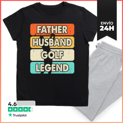 Pijama FATHER HUSBAND GOLF LEGEND LaTostadora - latostadora.com - Modalova