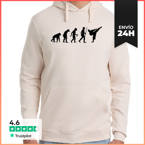 Sudadera Unisex Con Capucha Paso De Evolución De Karate - latostadora.com - Modalova