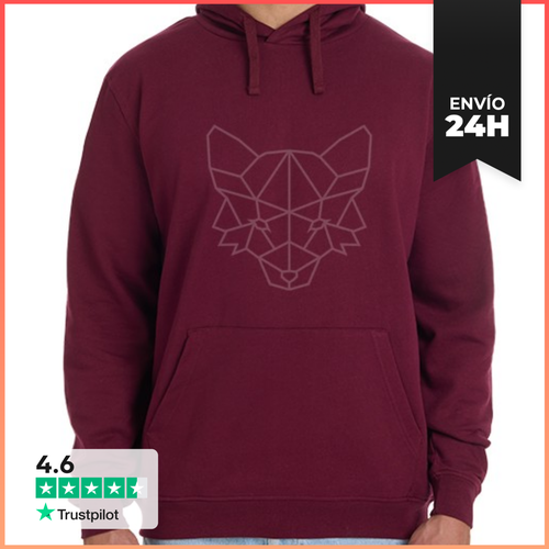 Sudadera Unisex Con Capucha Poly Fox Line Light LaTostadora - latostadora.com - Modalova