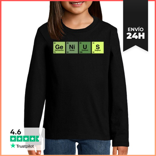 Camiseta Manga Larga Para Niños Genius LaTostadora - latostadora.com - Modalova