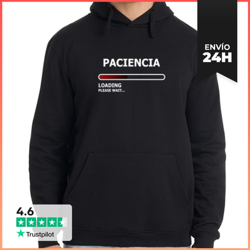 Sudadera Unisex Con Capucha CARGANDO PACIENCIA LaTostadora - latostadora.com - Modalova