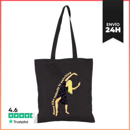 Bolsa De Tela Dance Like Nobody Is Watching Bolsa LaTostadora - latostadora.com - Modalova