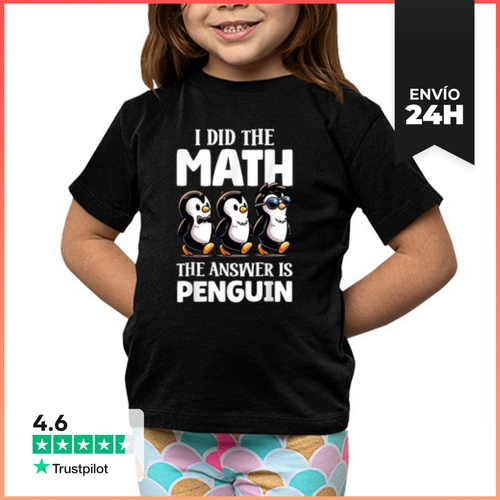 Camiseta Clásica Para Niños Profesor Pingüino De Matemáticas - latostadora.com - Modalova