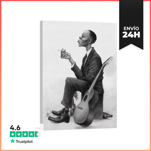 Lienzo Vertical Robert Johnson LaTostadora - latostadora.com - Modalova