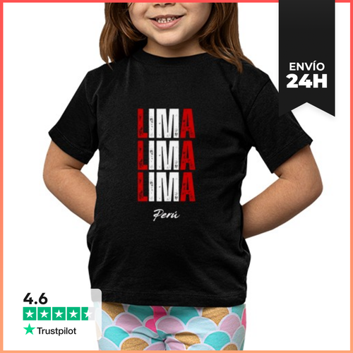 Camiseta Clásica Para Niños Lima Perú, Bandera Peruana - latostadora.com - Modalova