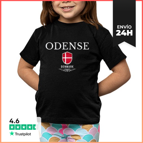 Camiseta Clásica Para Niños Amo Odense, Recuerdo De Odense - latostadora.com - Modalova