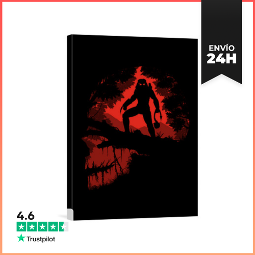Lienzo Vertical Cazador De La Selva LaTostadora - latostadora.com - Modalova