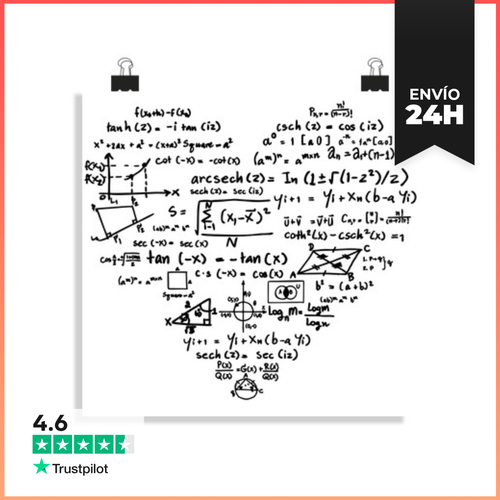 Póster Cuadrado Amantes De Las Matemáticas Cartel De Matemáticas - latostadora.com - Modalova