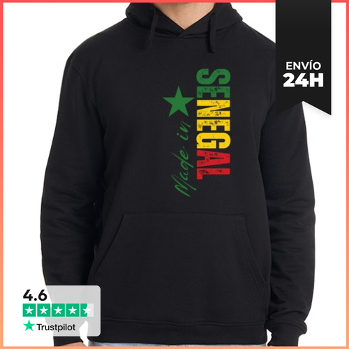Sudadera Unisex Con Capucha Hecho En Senegal, Orgullo Senegalés - latostadora.com - Modalova
