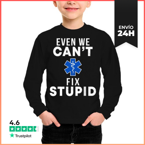 Camiseta Manga Larga Para Niños Incluso Nosotros No Podemos - latostadora.com - Modalova