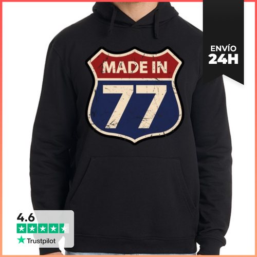 Sudadera Unisex Con Capucha Made In 77 LaTostadora - latostadora.com - Modalova
