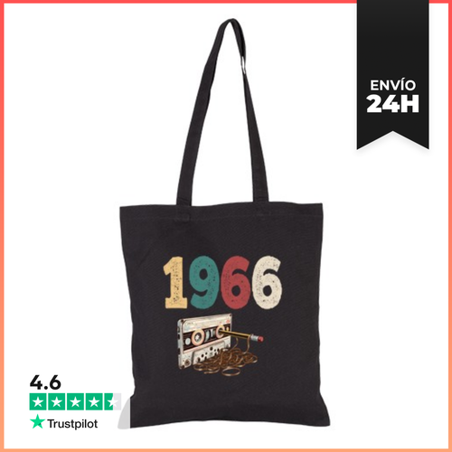Bolsa De Tela 1966 Cassette Retro Cumpleaños LaTostadora - latostadora.com - Modalova