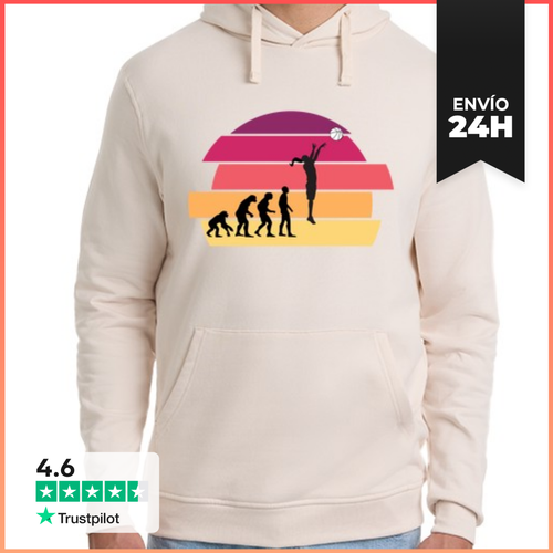 Sudadera Unisex Con Capucha Evolución Humanidad Baloncesto - latostadora.com - Modalova
