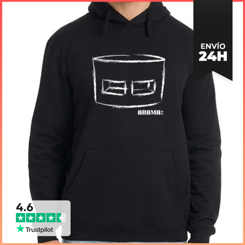 Sudadera Unisex Con Capucha Sudadera Con Capucha En Negro - latostadora.com - Modalova