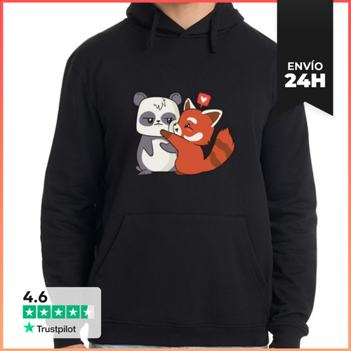 Sudadera Unisex Con Capucha Pnada Amor LaTostadora - latostadora.com - Modalova