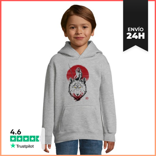 Sudadera Para Niños Con Capucha Wolf Princess LaTostadora - latostadora.com - Modalova
