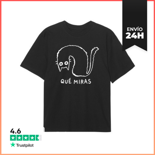 Camiseta Oversize Qué Miras LaTostadora - latostadora.com - Modalova
