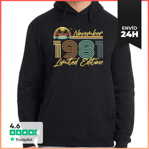 Sudadera Unisex Con Capucha Noviembre De 1981 LaTostadora - latostadora.com - Modalova