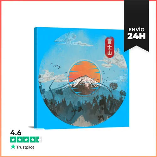 Lienzo Cuadrado Fuji Vinilo LaTostadora - latostadora.com - Modalova