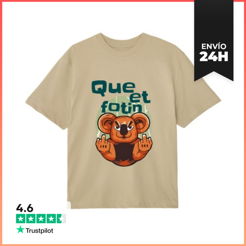 Camiseta Oversize Que Et Fotin LaTostadora - latostadora.com - Modalova